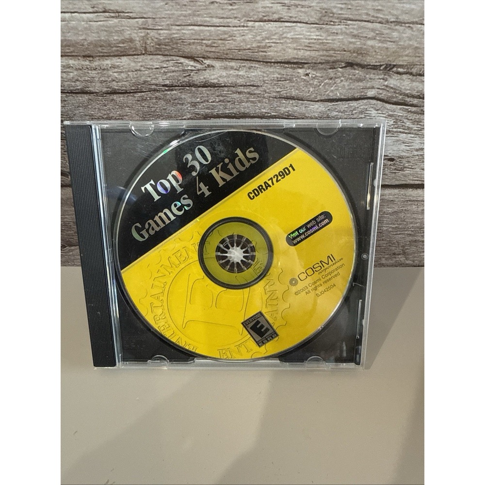 Top 30 games 4 kids Shelf 2007 PC GAME/SOFTWARE~ Non-Violent Kid Safe Cosmi GAME